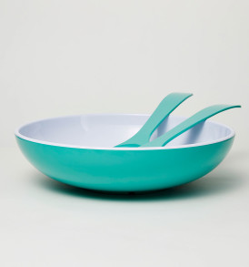 Salad Bowl Green with Servers