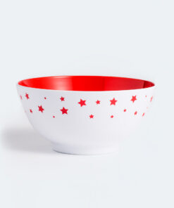 Barel melamine red star picnic bowl 15cm