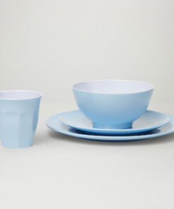 Alternative view of Barel Classic Blue Melamine Dinner Set (24 Piece)