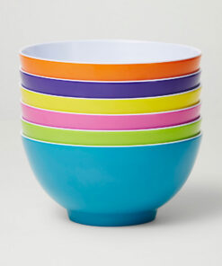 Barel Classic Melamine Bowls 'Fiesta' 15cm (Set of 6)