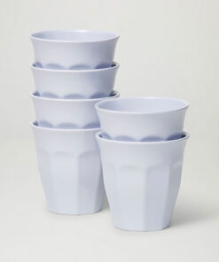 Barel Classic White Melamine Tumbler 260mL (Set of 6)