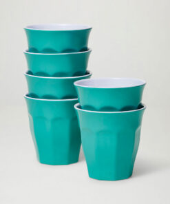 Barel Classic Green Melamine Tumblers 260mL (Set of 6)