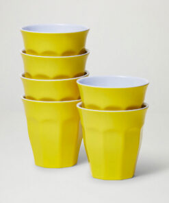 Barel Classic Yellow Melamine Tumblers 260mL (Set of 6)