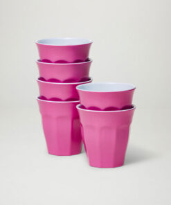 Barel Classic Magenta Melamine Tumblers 200mL (Set of 6)