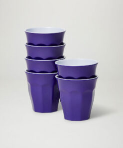 Barel Classic Violet Melamine Tumblers 200mL (Set of 6)