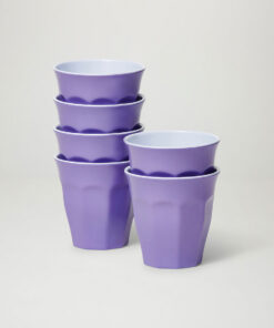 Barel Classic Lavender Melamine Tumblers 200mL (Set of 6)