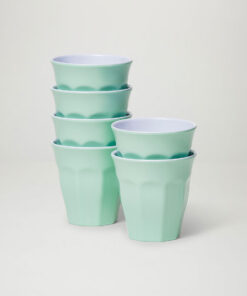 Barel Classic Mint Melamine Tumblers 200mL (Set of 6)
