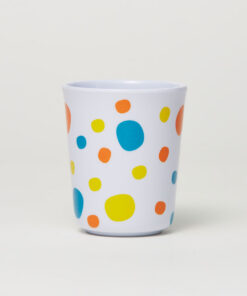 Barel Everyday Yellow Polka Dot Melamine Beaker 200mL