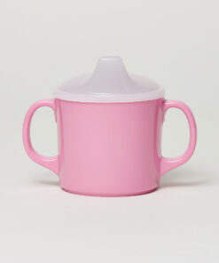 Baby Barel Pink Melamine Sippy Cup with Lid