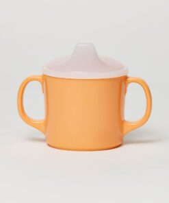 Baby Barel Apricot Melamine Sippy Cup with Lid