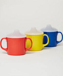 Baby Barel Melamine Sippy Cups with Lid 'Inspire' (Set of 3)