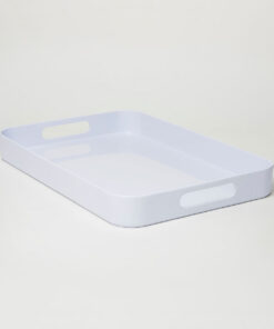 Barel Deluxe White Melamine Serving Tray 44cm