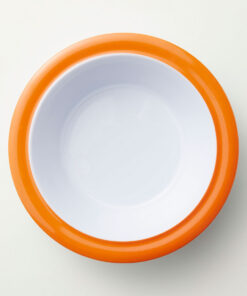 Barel Junior Orange & White Melamine Bowl