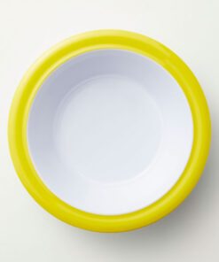 Barel Junior Yellow & White Rimmed Melamine Bowl