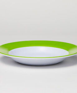 Alternative view of Barel Junior Lime & White Rimmed Melamine Plate