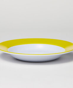 Alternative view of Barel Junior Yellow & White Rimmed Melamine Plate