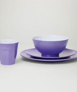 Alternative view of Barel Classic Lavender Melamine Dinner Set (24 Piece)