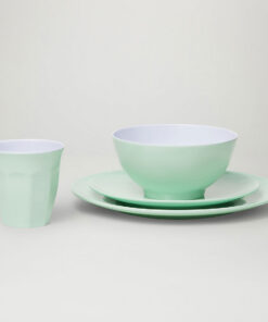 Barel Classic Mint Melamine Dinner Set (4 Piece)