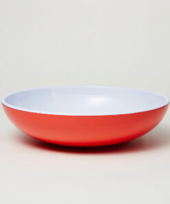Alternative view of Barel Deluxe Red Melamine Salad Bowl with FREE Matching Servers