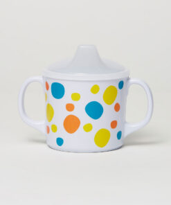 Alternative view of Barel Junior Yellow Polka Dot Matching Melamine Set (5 Piece Set)