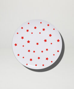 Barel Red Star Melamine Plate 20cm